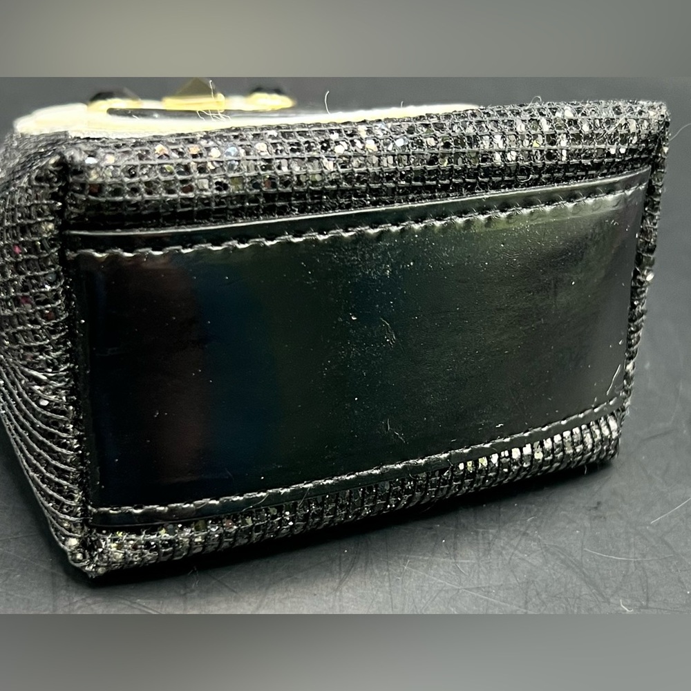 Kate Spade Glitter-Penguin Black Mini Bag with Accents, Clifton - Picture 8 of 10